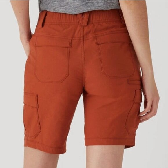 Duluth Trading Co Size 6 Dry on the Fly 10" Shorts Orange UPF Cargo Hiking - Picture 10 of 10